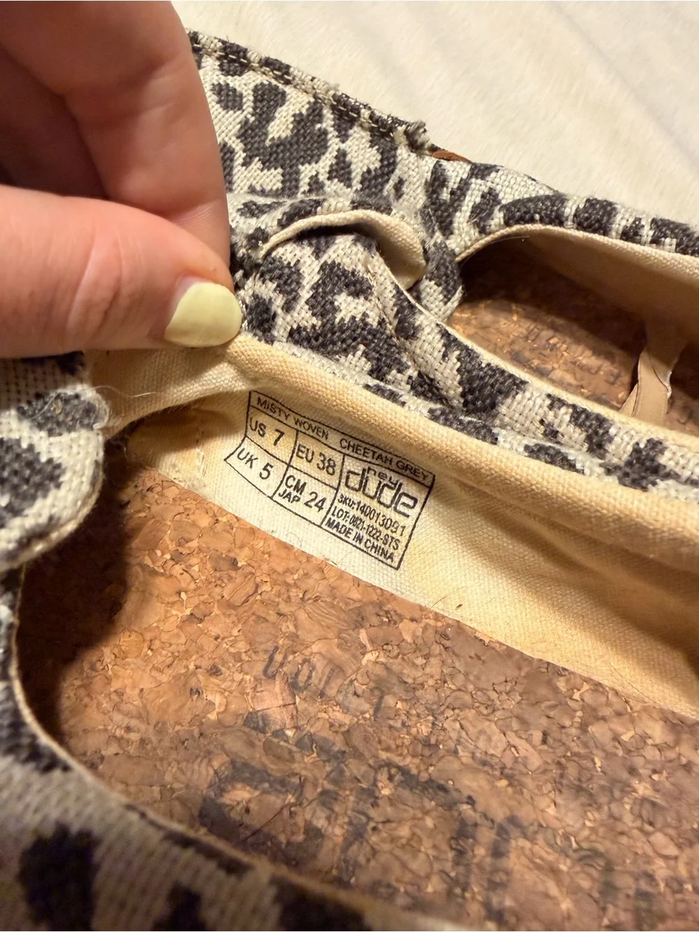 Women's Leopard Print Espadrille Slip-Ons - Black and White